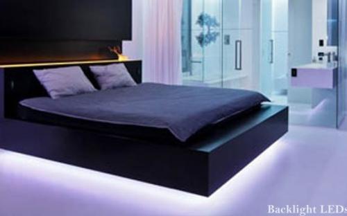 LED подсветка кровати